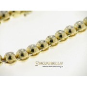 Bracciale Tennis oro giallo 18kt diamanti ct. 1,90 H IF 22,2 grammi nuovo